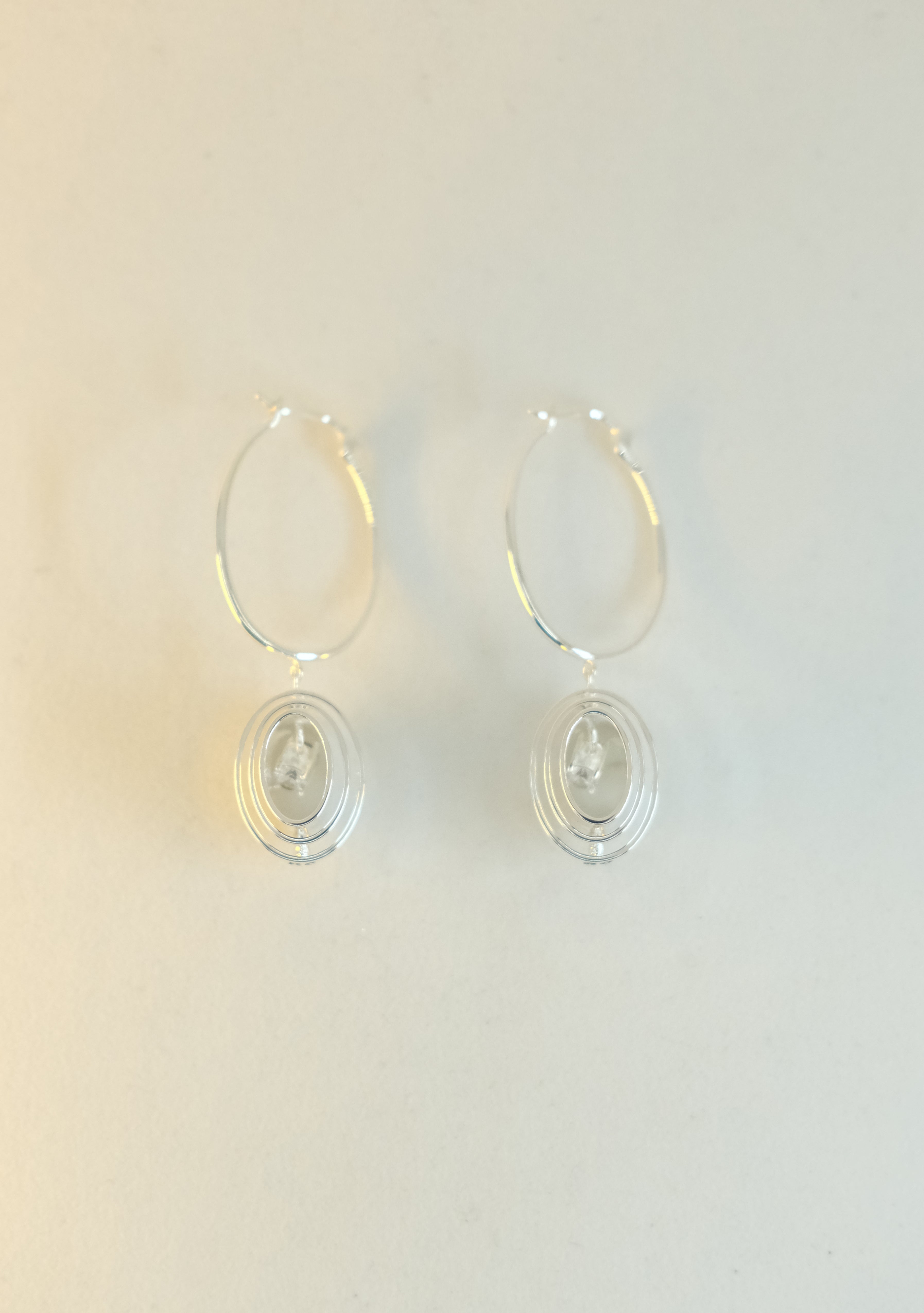PUPIL CASKET Redical Mirror Earring