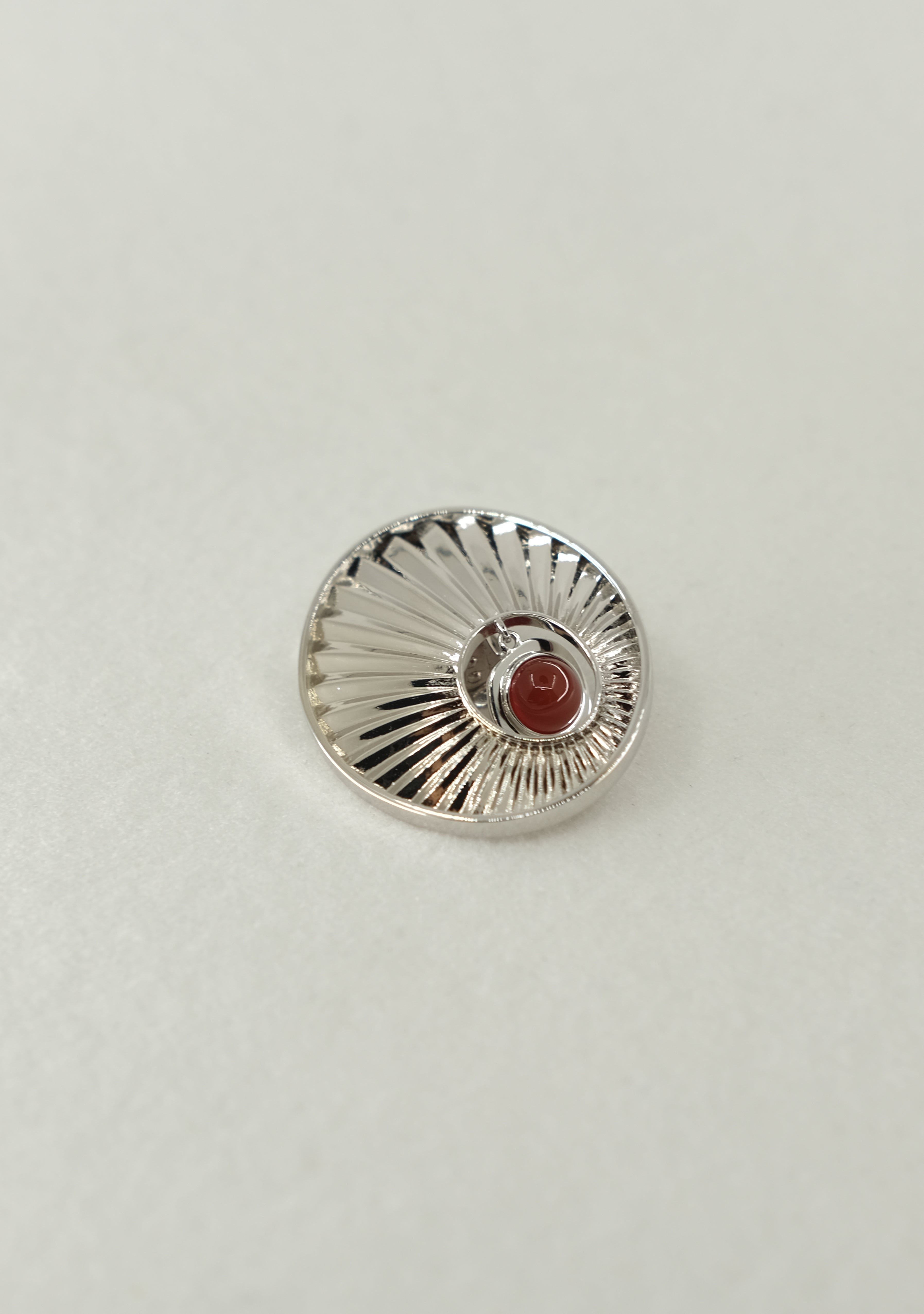PUPIL CASKET Double Chain Ring RED