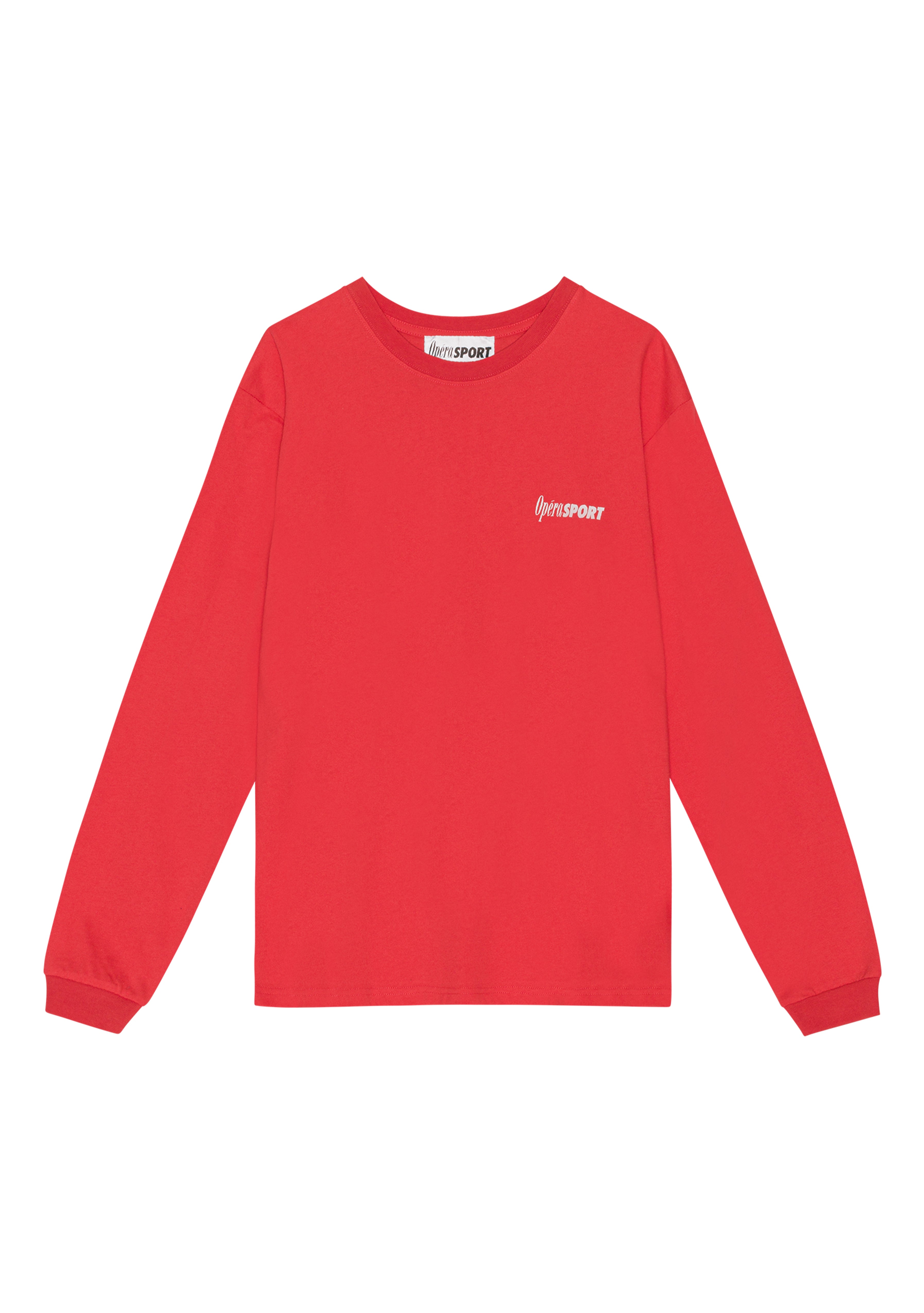 OperaSPORT CLAUDE UNISEX T-SHIRT RED　Long Sleeve