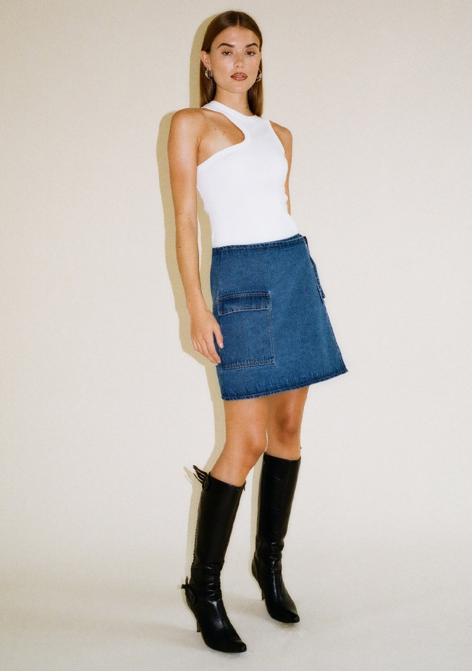 OperaSPORT TINA TANK TOP WHITE – UNO SHOWROOM