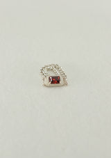 Pupil Casket Double Chain Ring Red