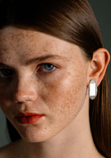 PUPIL CASKET Redical Mirror Earring