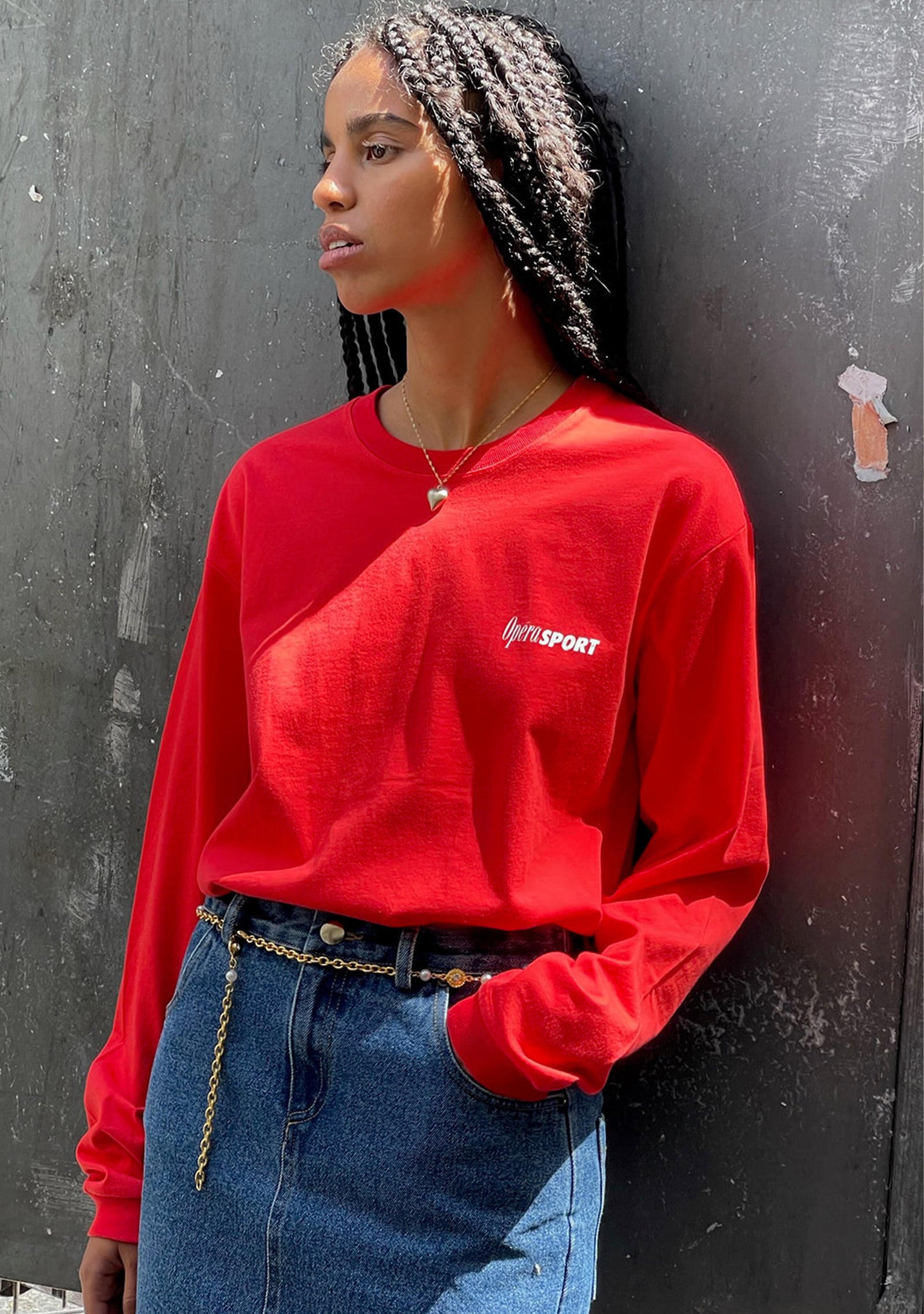 Lingorm Keep Wonder 赤いシャツ S サイズ OperaSPORT CLAUDE UNISEX T-SHIRT RED Long Sleeve – UNO SHOWROOM