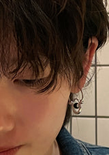 Pupil Casket Redical Mirror Earring